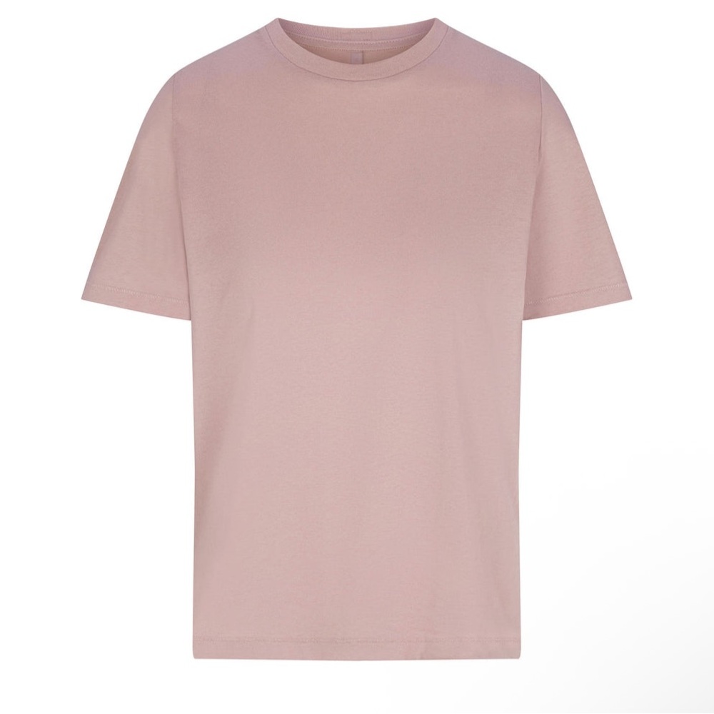 NWT SKIMS Relaxed Tees T-Shirt Fawn Small S
